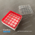 Cryobox de plástico para el almacenamiento de CryoTube